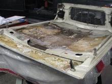 Ah yes, what's a new day without a new project - underhood issues rust under muffle coat.