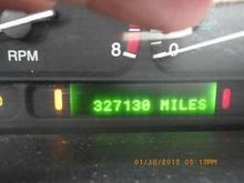 Final odometer Jan 2013