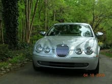 joycesjag with chrome headlight bezels and mirror covers