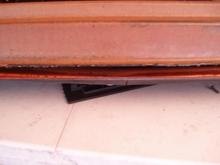 Cracked dash caused by heat exposure