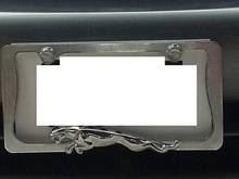 License plate frames with Jaguar bolts