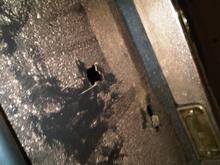 The hole I drilled to open my trunk
 (...stupid Valet button.....)