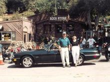 Local rallie with wife Maria, up in the Malibu Hills