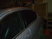 Limo Tinted rear windows