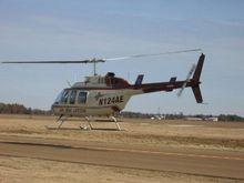 N124AE @ AE 42, Mariannai, AR, USA Nov 08, my first base assignment with Air Evac. N124AE is a Bell 206-L1 wearing the early paint scheme for Air Evac.
This is my initial local area training flight at this base after completing new hire training at West Plains MO, USA.