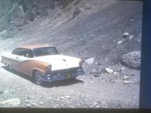 1956 Ford Victoria @ New River Gorge, CA in 1960