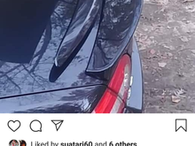 This the comparison of the smaller 1 compared to the big spoiler i put on it.I also use my Brothers name for my account cause he got killed and he