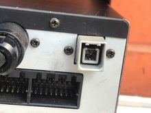 Multi-connector point on satnav that is empty.. Also empty Nav aerial connection point