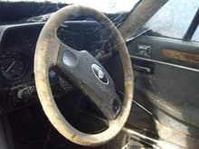Basket Case or What!
The Sports Steering Wheel I found inside my 'Parts Car' but would it clean up?