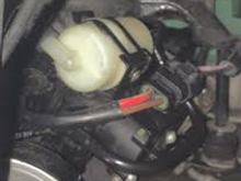 Suspension Compressor (in front of LHF Wheel; Inner fender liner removed)
