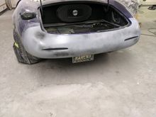 New tail light treatment (wanted a smoother look, the prior owner's modifications made going back to stock problematic and I wanted something more distinctive). 