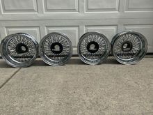 Back of all 4 wheels