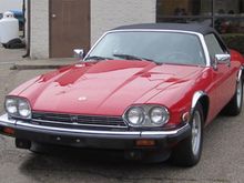 XJ-S with '69 camaro style power bulge.
photochopped.