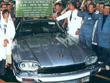 The last day of production for the xj-s. 