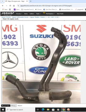 picture of hoses form 2020 engine rebuild on this forum