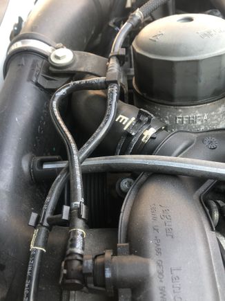 Crappy vent line back to expansion tanks, hard plastic which fails.