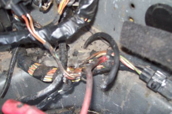 the other half of the melted wire.