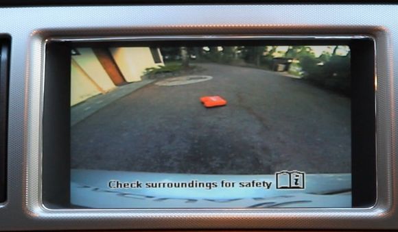 Jaguar XF rearview camera - fixed