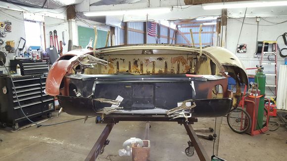 preliminary boot and rear bulk head fitting