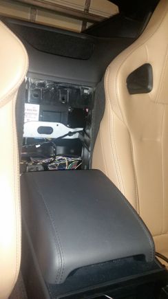 Convertible has an extra Glove box here