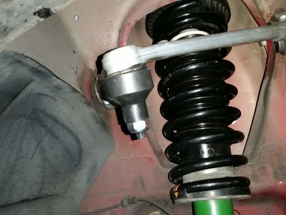I used my compressor and installed new dust covers inside the coil springs.