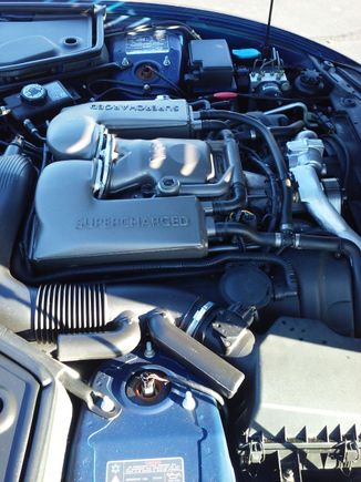 Super clean engine bay - probably only thing you need to think about is spark plugs at 30K.
