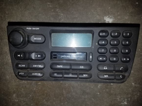 I have the complete Radio setup for a 99. I haven't seen an 03 so I don't know if they are the same or not. If interested contact my ad in the classifieds.
http://www.jaguarforums.com/forum/private-sale-trade-buy-classifieds-9/99-xk8-parting-out-176942/