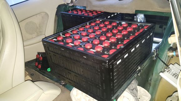 All 60kg of batteries fits nicely!