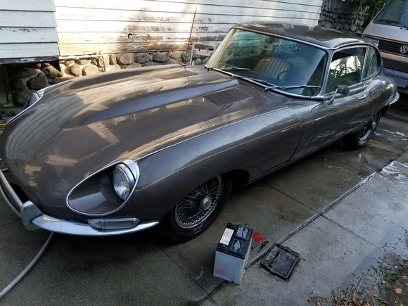 At my house after a bath