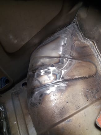 N/S inner arch repair inside boot