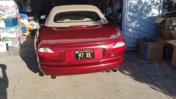 The previous owner  did a little customizing as you can see.