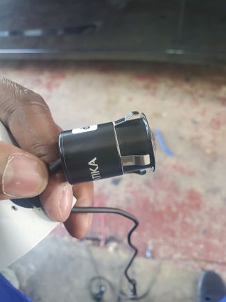 The 1st camera was nice..but had a cubic shape. Would be too difficult trying to make a square hole. Forgot I had a new Nakang