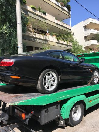 The car on the way to dealership for service
was idle for a year 