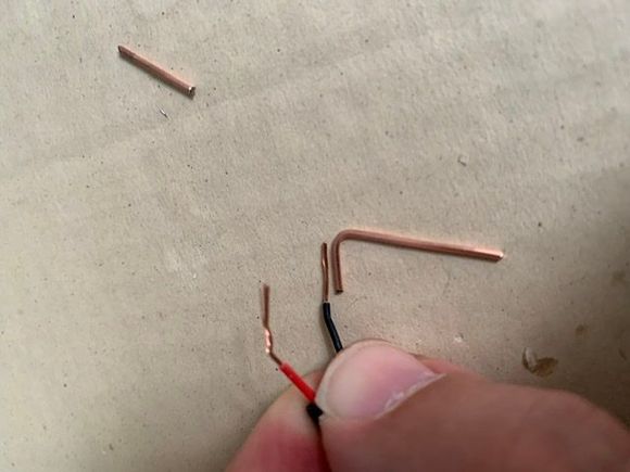 Soldered together.can trim length after test fitting in correct location 