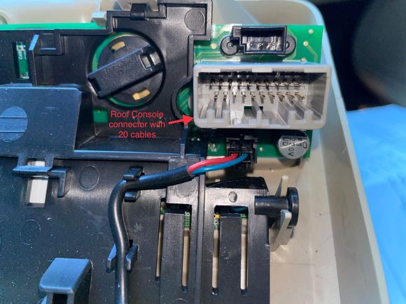 3 Roof Console connector