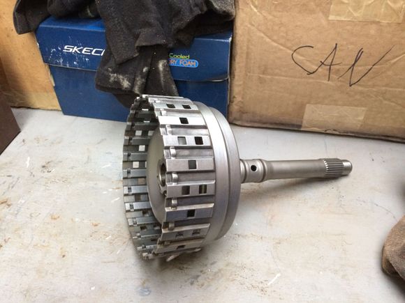 No damage can be discerned in forward A drum.