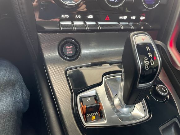 Swapped out the orange ignition button