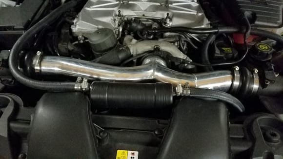 this is the initial test with 5/8'' i.d. heater hose. when the car warms up, the vacuum effect will eventually collapse the hose quite a bit. in the end, i swapped it out to 5/8'' inside diameter reinforced vacuum rated hose. bought a min 10' length from a laboratory supply company. i've drained it 3 or 4 times in about 4k miles in 2018. In total it's strained several ounces of oil - maybe 6oz total over these 4,000 miles. the vacuum hose is clear and no puddling on outlet side.