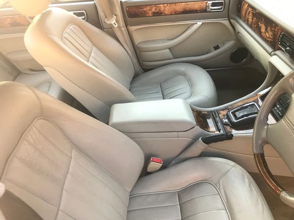 The inertia laid the seats back!