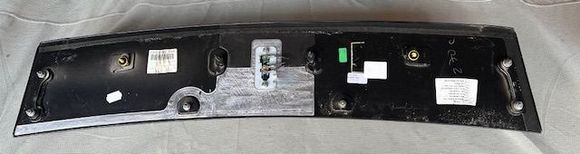 Here is a pic of the complete antenna panel from the coupe that must be removed. Note: there are (6) 10mm nuts that have to be removed before you can pry the panel up from the plastic clips. (2) nuts are openly accessed from the top edge of the rear hatch, and there are (2) more nuts on each side of the edge of the hatch underneath a small pop-out plastic cover.
