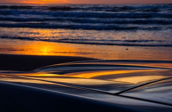 This beach is one cars can drive on safely.