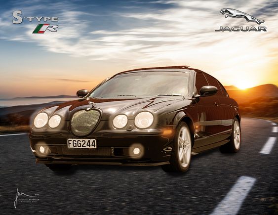 Jaguar STR Art by Nersveen - Photo composite