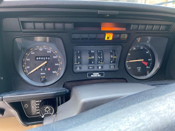 Surprisingly, it’s low on fuel. Cold oil pressure 50+ lbs.