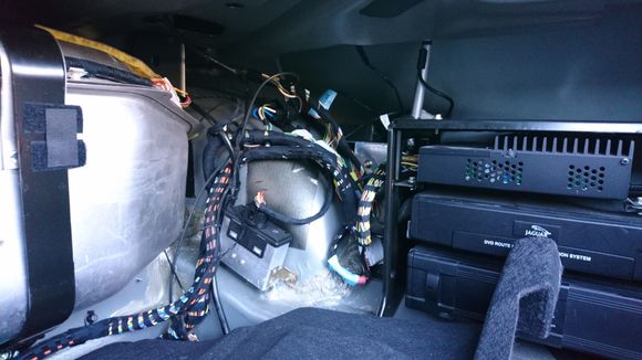 What I can see behind the trim in the boot