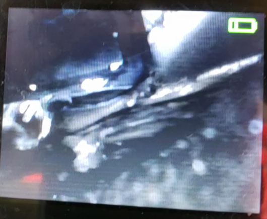 Initial water flow test was a steady drip.

