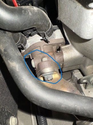 I can't get these bolts to release - so, wondering if the other end of the EGR flex pipe is the way to go ?
