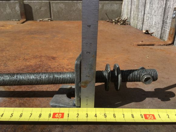 This is what I made to remove the springs on my 1966 ‘S’ and S11 3/4” threaded rod, I used a roll pin at the top but somebody felt that that was insufficient and changed it for a nut and bolt.