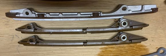new guides are longer and bolt hole vs slot are reversed
