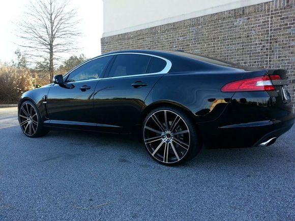 Since we are sharing here is my beast from the east. I call her Balckout 2. Pics taken the day Input her new shoes on.