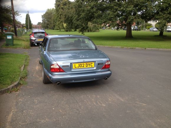 Nice finish painted the whole bumper looks good and I haven't flatted or polished it yet.